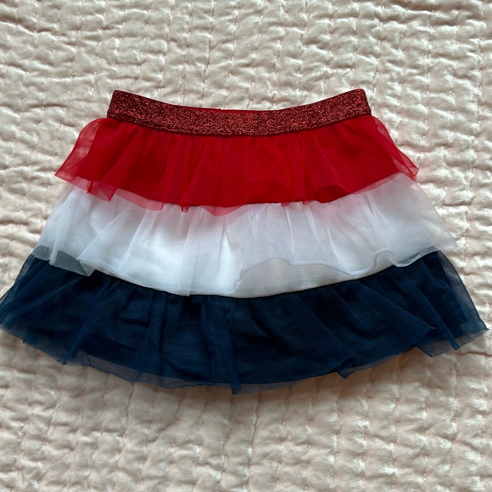 Very cute skirt with shorts, size 3-T , Celebrate! Patriotic